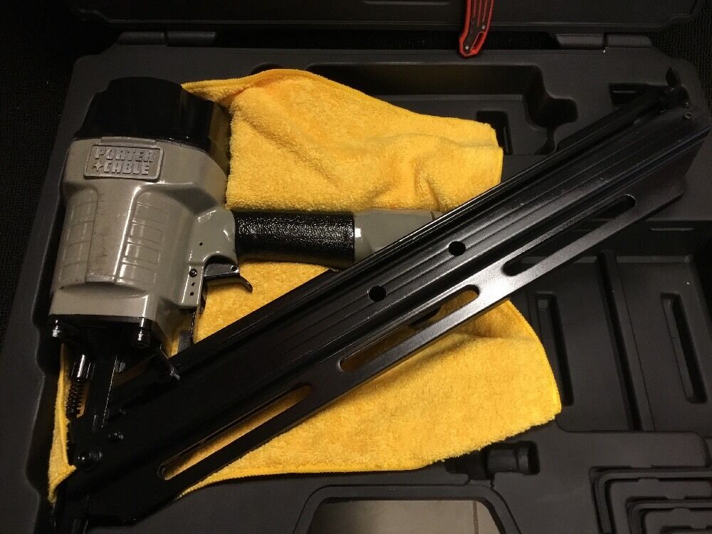 PORTER CABLE FASTENER ANGLE NAILER 2" - 3-1/2", PREOWNED, FREE LASER, FAST SHIP