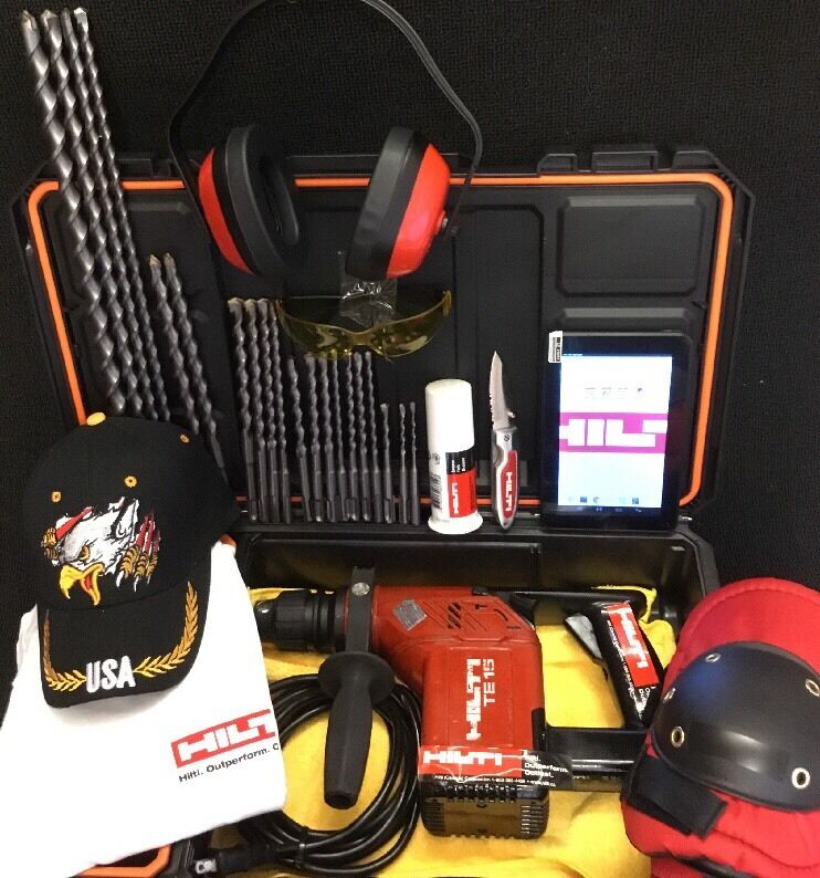 HILTI TE 15, GREAT CONDITION,FREE TABLET, BITS, EXTRAS