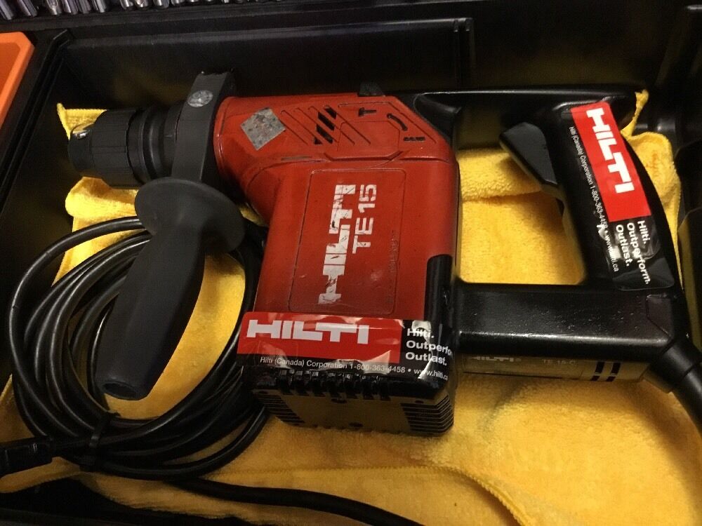 HILTI TE 15, GREAT CONDITION,FREE TABLET, BITS, EXTRAS