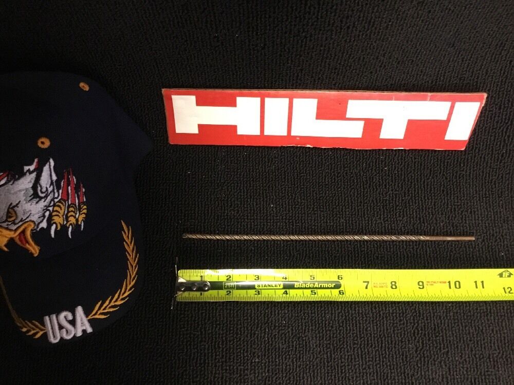 HILTI PERCUSSION MASONRY BIT 1/4" X 11", PREOWNED