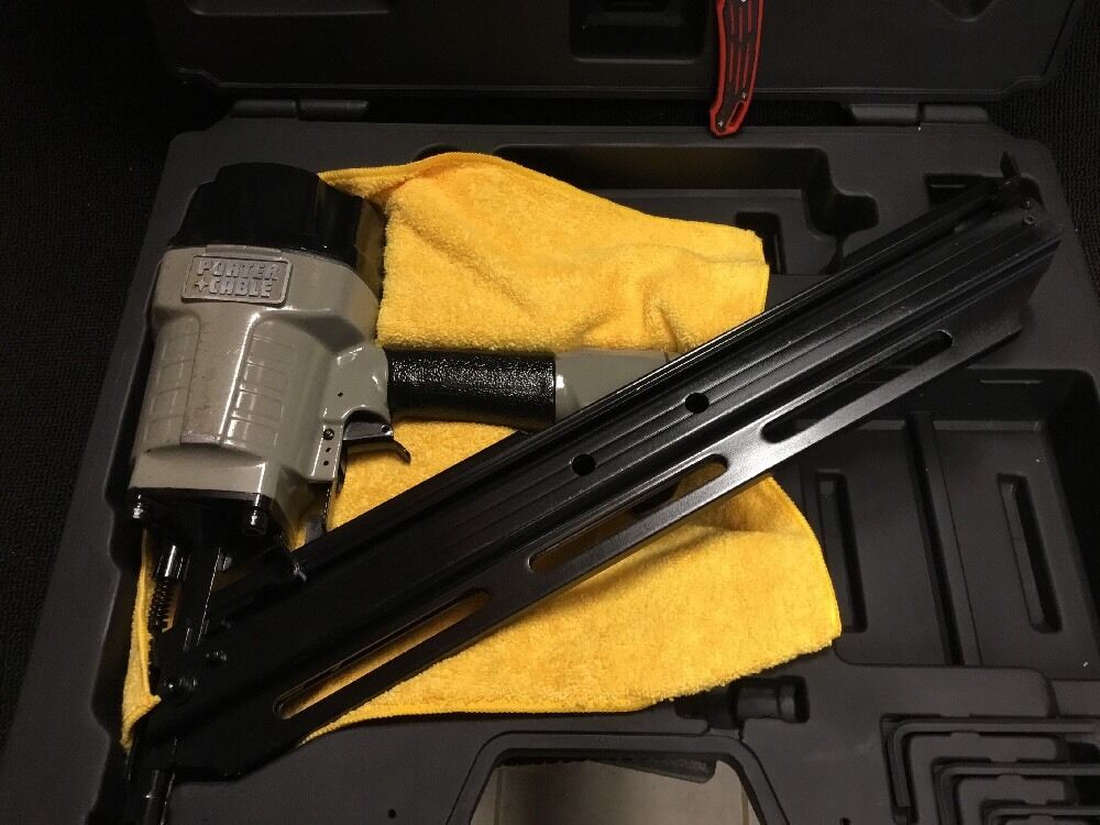 PORTER CABLE FASTENER ANGLE NAILER 2" - 3-1/2", PREOWNED, FREE LASER, FAST SHIP