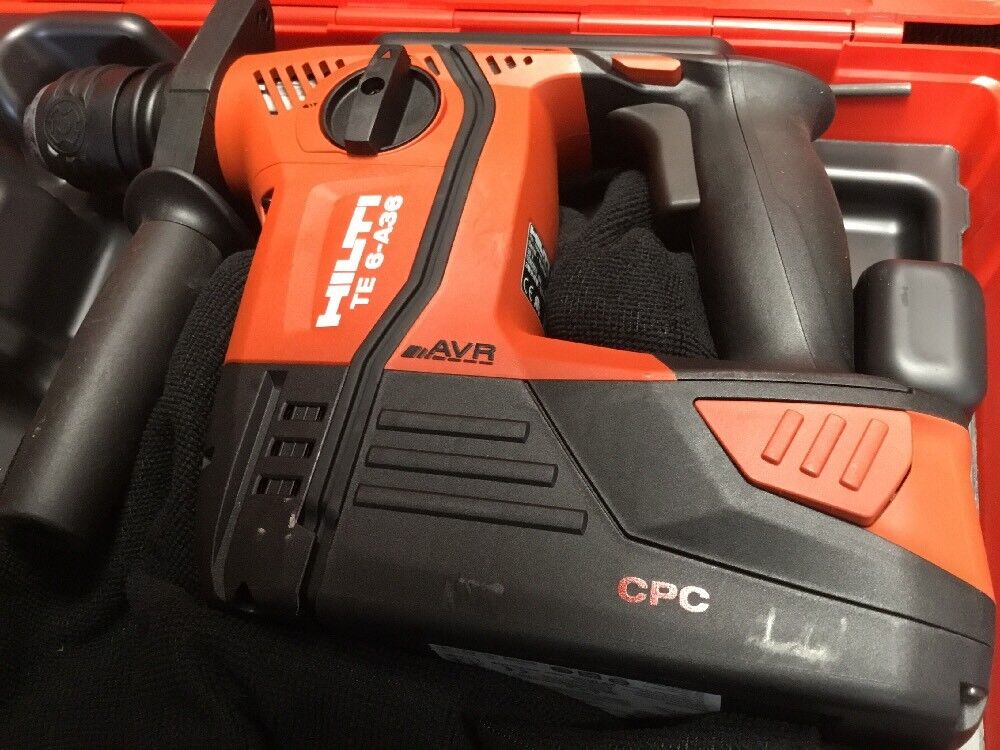 HILTI TE 6 A-36 HAMMER DRILL, NEW, FREE KNIFE SET, BITS, EXTRAS, FAST SHIP