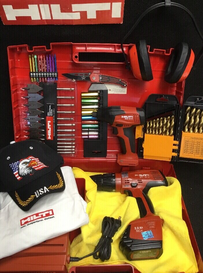 HILTI SF 151-A CORDLESS DRILL, PREOWNED, FREE BITS, HILTI SID 2-A,