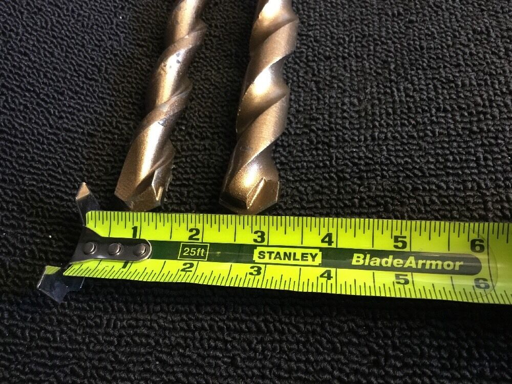 HILTI - DEWALT BITS SDS PLUS 1" X 15" AND 7/8" X 13" PREOWNED, HAT,