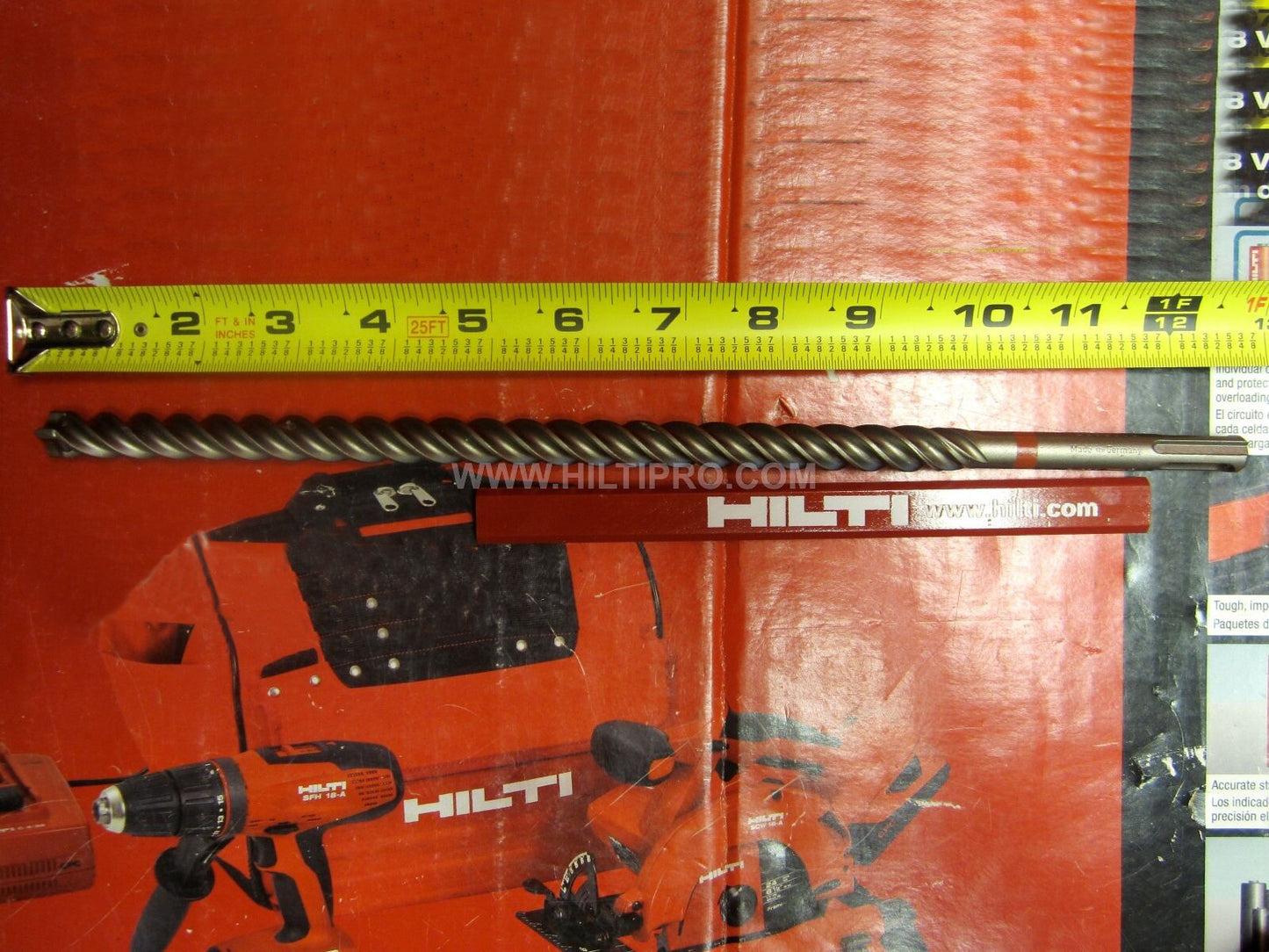 HILTI TE-CX 1/2" X 12" , BRAND NEW, FREE KINFE & PENCIL, L@@K, FAST SHIPPING