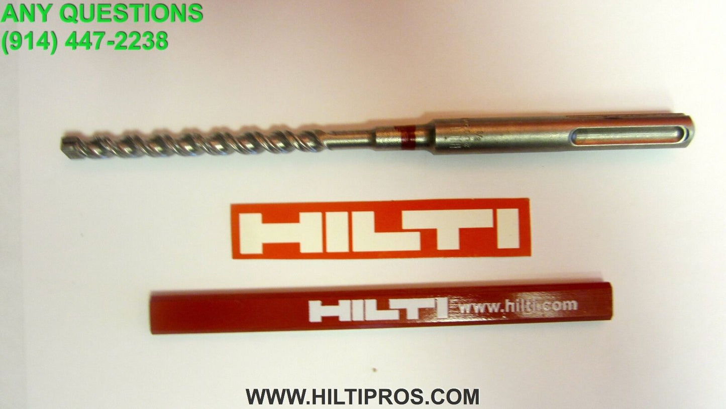 HILTI TE-TOP 3/8" X 10", PREOWNED,MINT CONDITION, FREE PENCIL & KNIFE, FAST SHIP