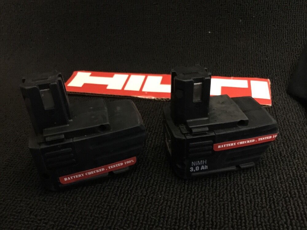 HILTI BATTERY SFB 105 3.0AH -2 BATTERIES, PREOWNED