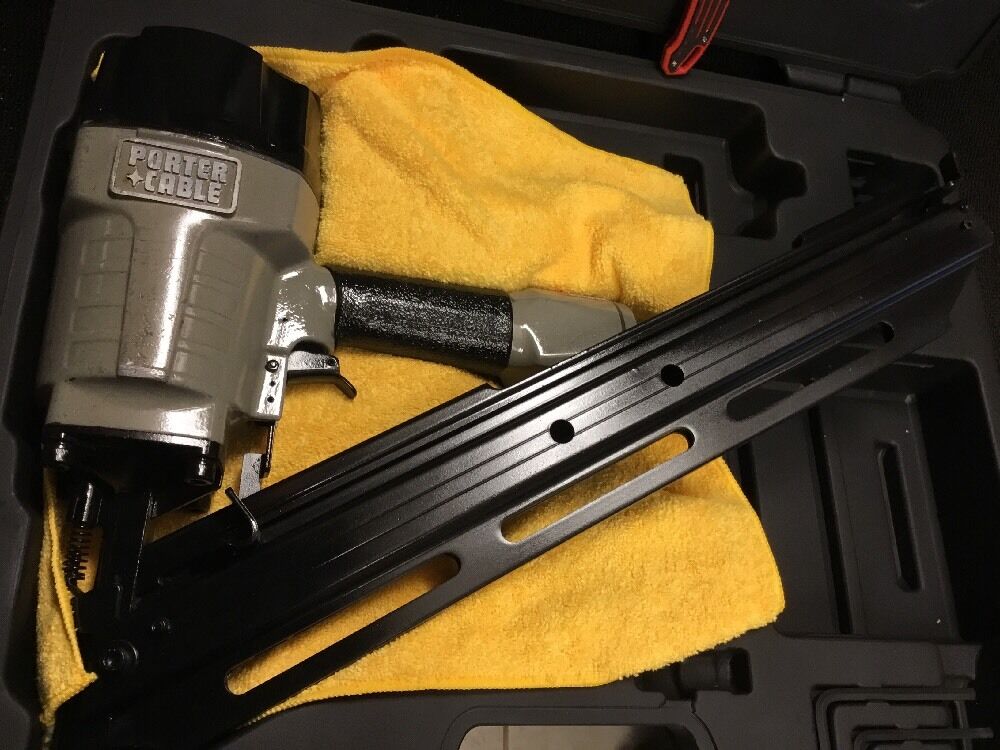 PORTER CABLE FASTENER ANGLE NAILER 2" - 3-1/2", PREOWNED, FREE LASER, FAST SHIP