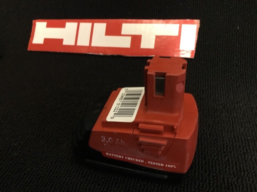 HILTI BATTERY 12V 3.0AH, EXCELLENT CONDITION, FREE AMERICAN HAT