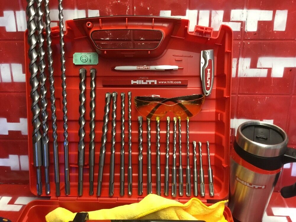 HILTI TE 5 HAMMER DRILL, FREE HILTI COFFE, FREE DRILL BITS