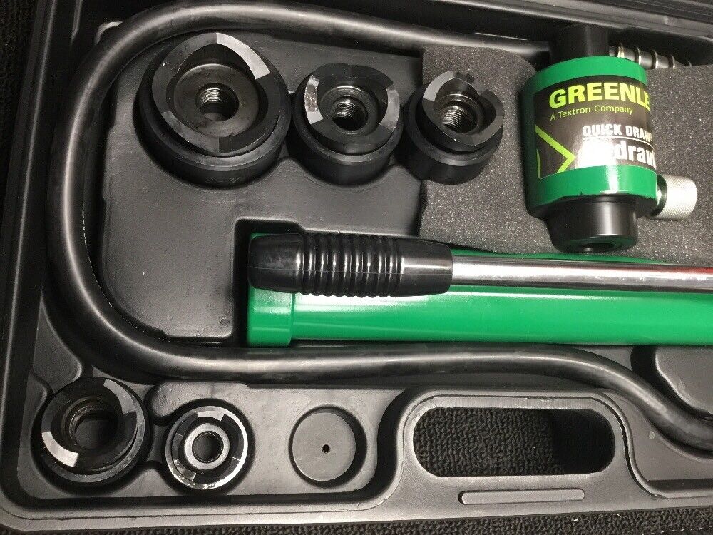 GREENLEE STYLE HYDRAULIC PUMP SET, NEW, KNOCKOUT SET,