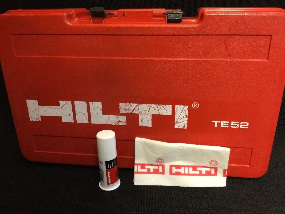 HILTI TE 52 CASE (THIS IS ONLY CASE), PREOWNED, FREE HILTI GREASE, FAST SHIP