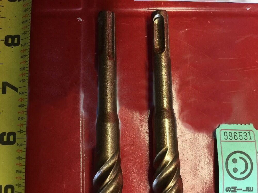 HILTI TE-CX 5/8" X 8-1/2" SDS PLUS SET OF 2, L@@K, GERMANY, FREE HAT, FAST SHIP