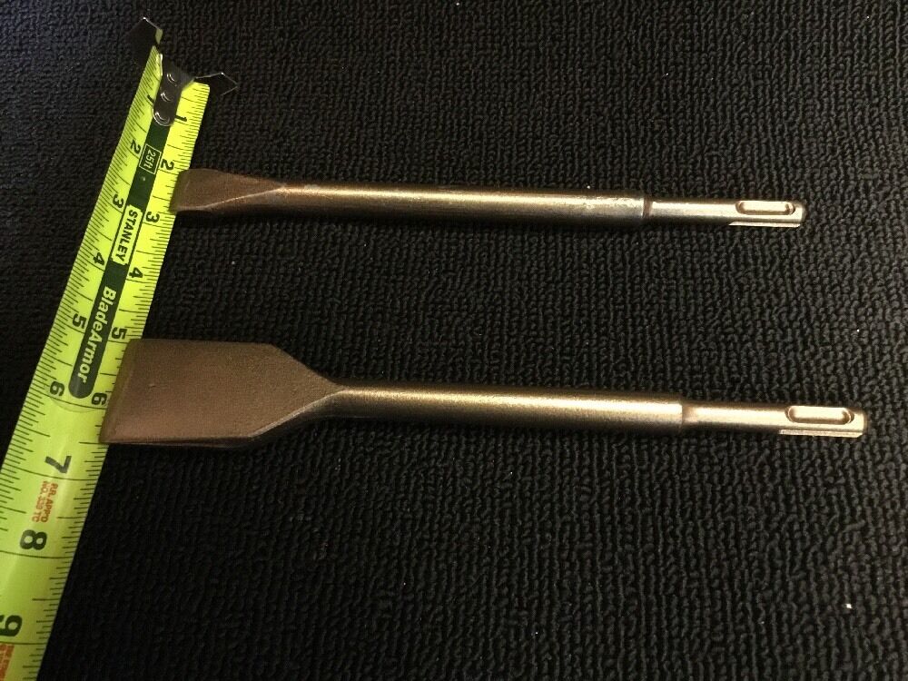 HILTI -  BOSCH CHISEL SDS PLUS FLAT 1-1/2 X 9" AND 3/4" X 9"