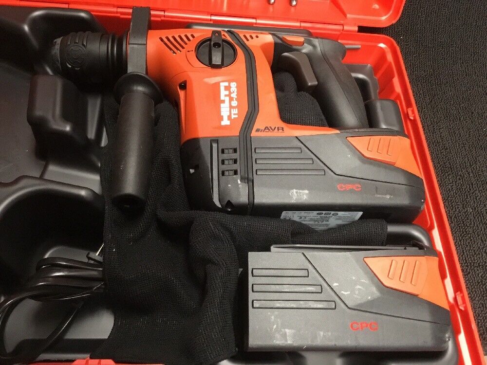 HILTI TE 6 A-36 HAMMER DRILL, NEW, FREE KNIFE SET, BITS, EXTRAS, FAST SHIP