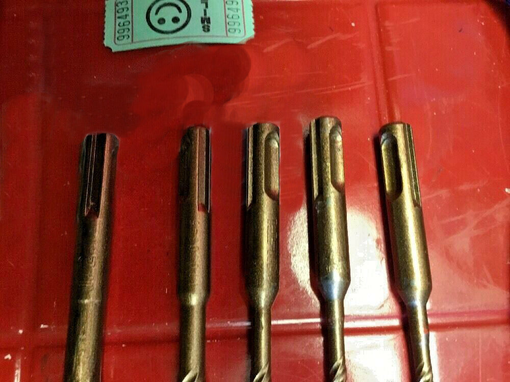 HILTI TE-CX 1/2", 1/4", 3/8", 3/16" SDS PLUS, SET OF 5, FREE HAT, FAST SHIP
