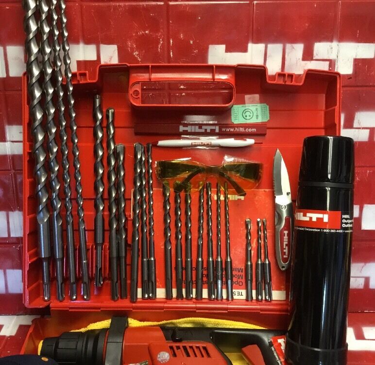 HILTI TE 5 HAMMER DRILL,FREE HILTI THERMO, FREE DRILL BITS