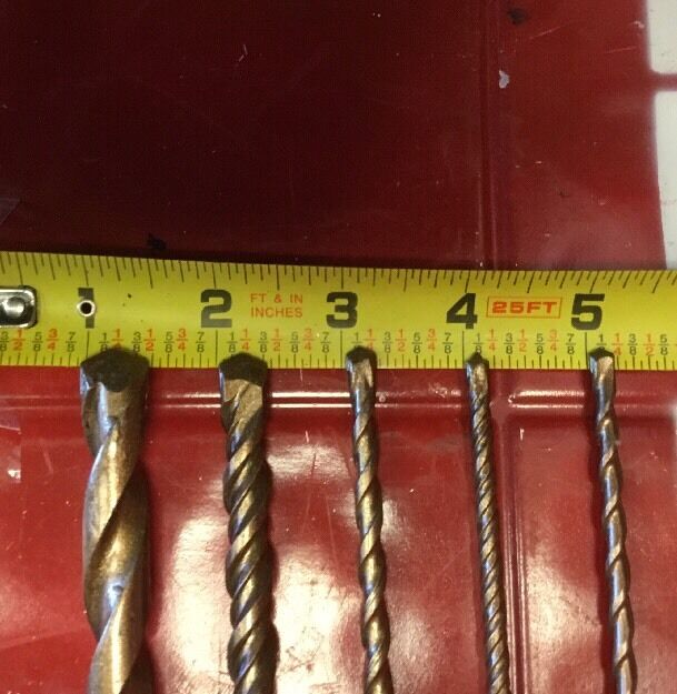 HILTI DRILL BIT 1/2", 3/8", 1/4" SDS PLUS,