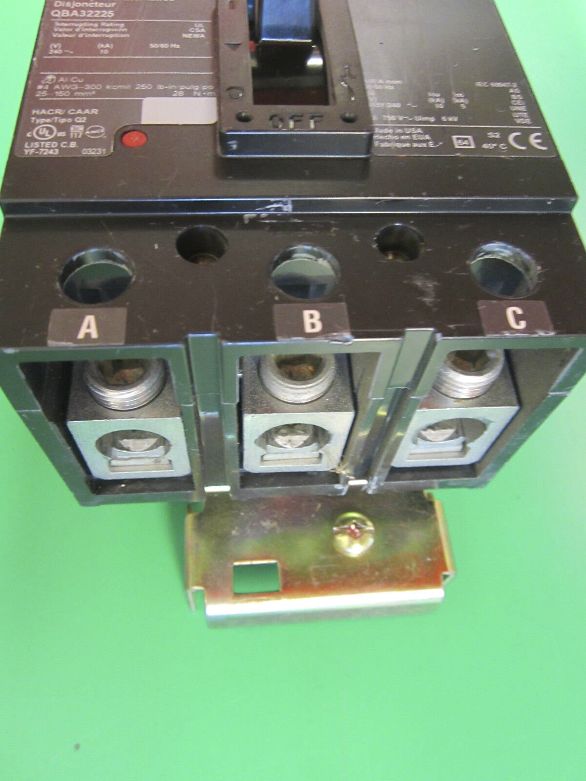 SQUARE D POWERPACT QB 225 CIRCUIT BREAKER AMP, NEW  CONDITION, FAST SHIPPING
