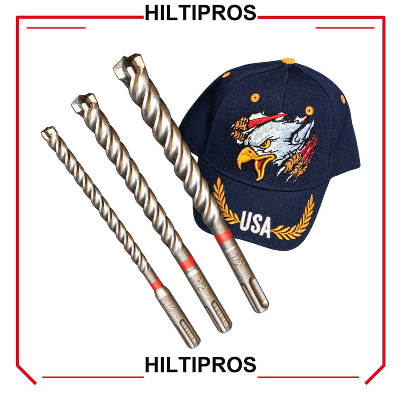 HILTI BIT SET SDS PLUS BRAND NEW - HILTIPROS clean product image