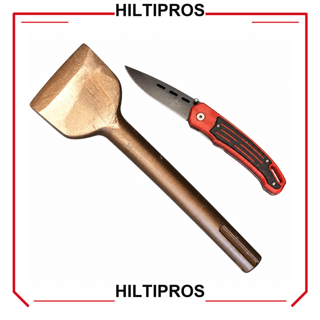 HILTI CHISEL WIDE FLAT SDS MAX 2" X 10" PREOWNED - HILTIPROS clean product image