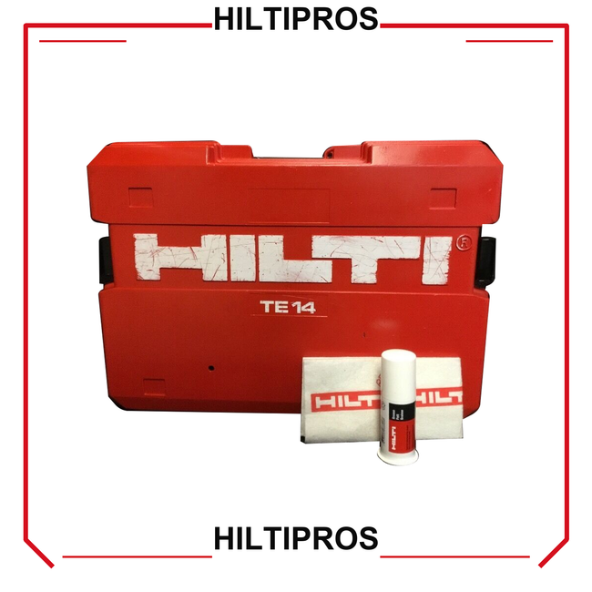 HILTI TE 14 (ONLY CASE) ORIGINAL, PREOWNED, FREE HILTI GREASE - HILTIPROS clean product image