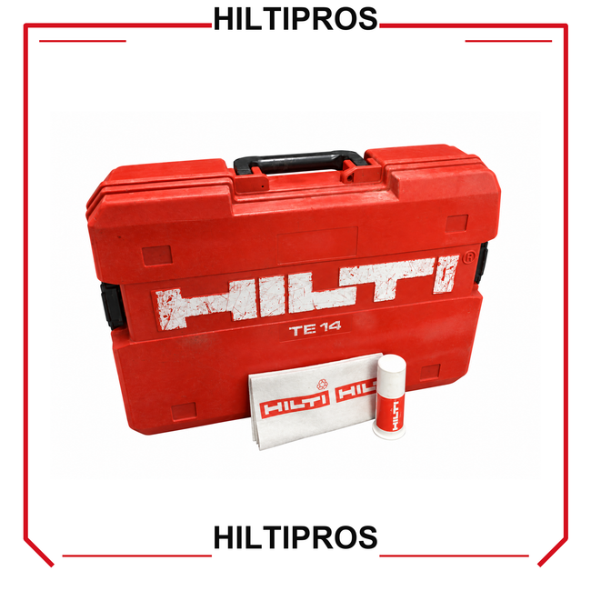 HILTI TE 14 CASE, PREOWNED, ORIGINAL, (ONLY CASE), FREE HILTI GREASE - HILTIPROS clean product image
