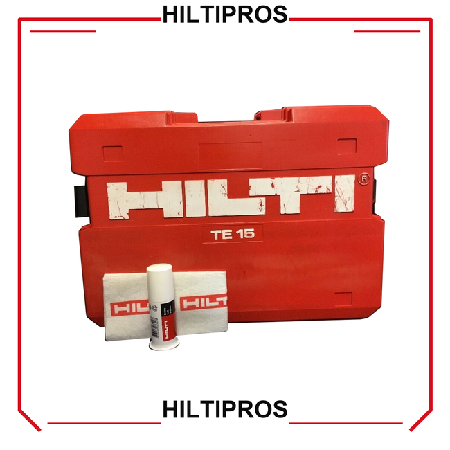 HILTI TE 15 (ONLY CASE) ORIGINAL, PREOWNED, FREE HILTI GREASE - HILTIPROS clean product image