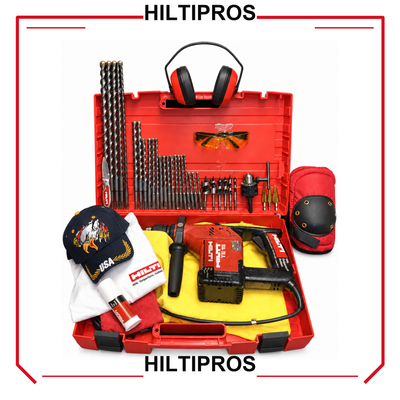 HILTI TE 15 HAMMER DRILL PREOWNED, FREE MUG, BITS, EXTRAS - HILTIPROS clean product image