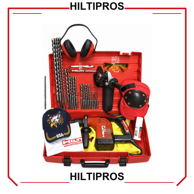 HILTI TE 15 HAMMER DRILL, USED ONLY AS DISPLAY, MADE IN GERMANY, FREE EXTRAS - HILTIPROS clean product image