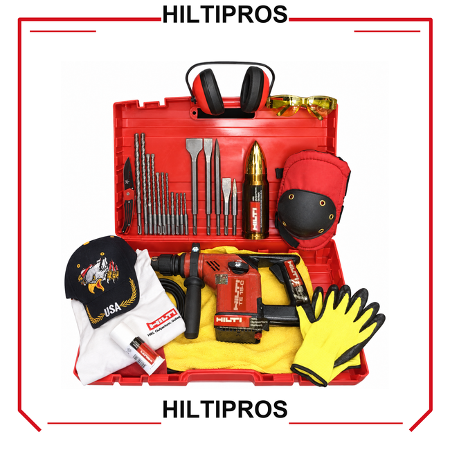HILTI TE 15-C DRILL, EXCELLENT, FREE THERMO, BITS AND CHISEL - HILTIPROS clean product image
