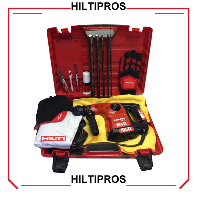 HILTI TE 16, PREOWNED, STRONG, FREE BITS, HILTI EXTRS - HILTIPROS clean product image