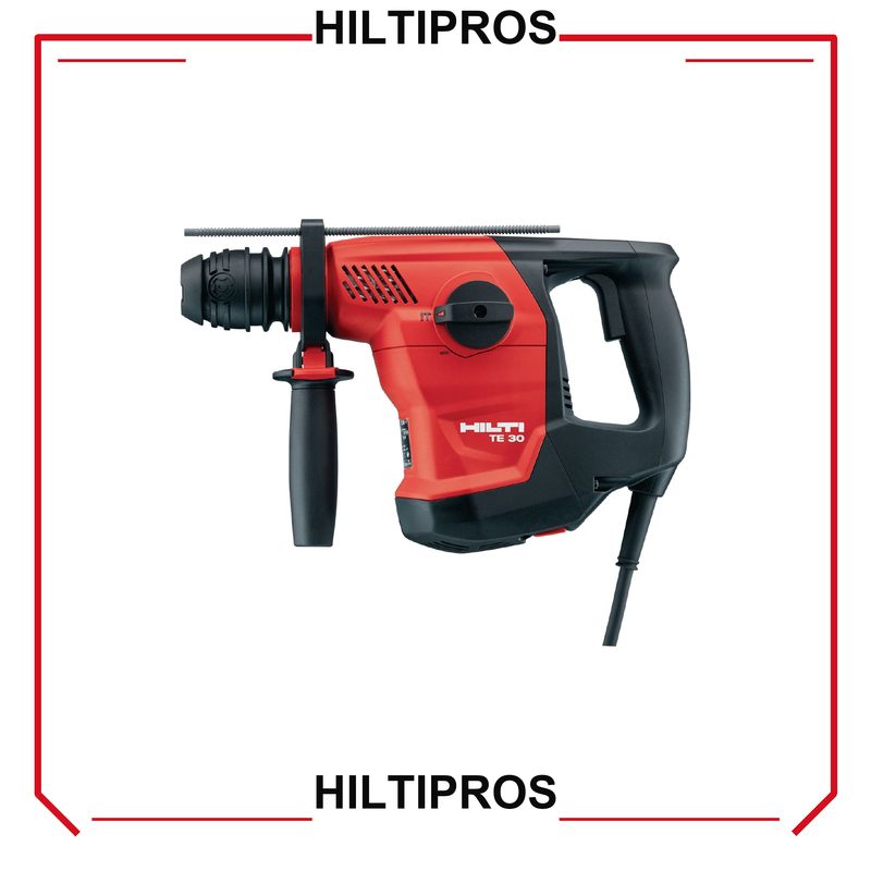 HILTI TE 30, PREOWNED, FREE LASER METER, BITS, EXTRAS - HILTIPROS clean product image