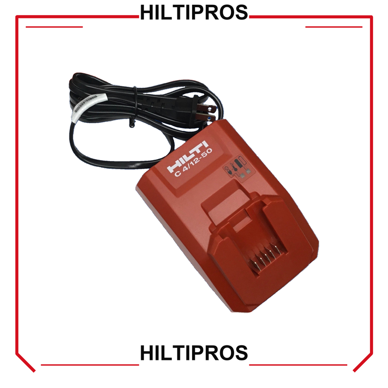 HILTI CHARGER 12V C 4/12-50 115V, ORIGINAL HILTI, SAME DAY SHIP - HILTIPROS clean product image