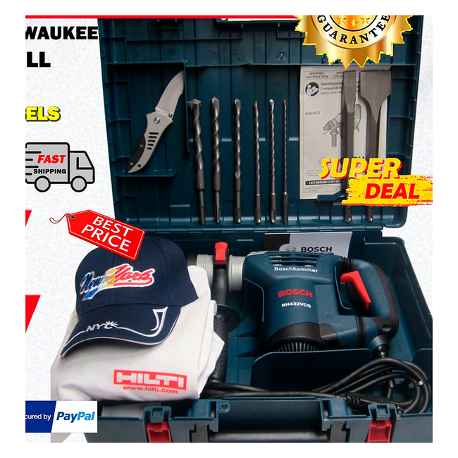 BOSCH, HILTI, MILWAUKEE HAMMERDRILL
