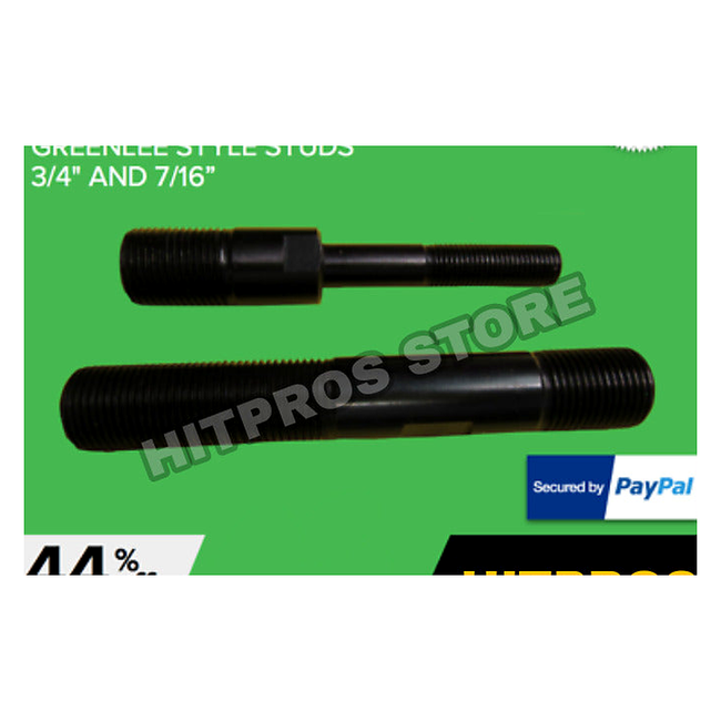 GREENLEE STYLE THREADED STUDS 3/4" AND 7/16" HYDRAULIC KNOCKOUT PUNCH