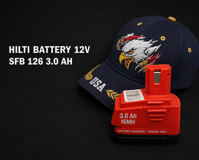 HILTI BATTERY 12V SFB 126 3.0 AH, BRAND NEW
