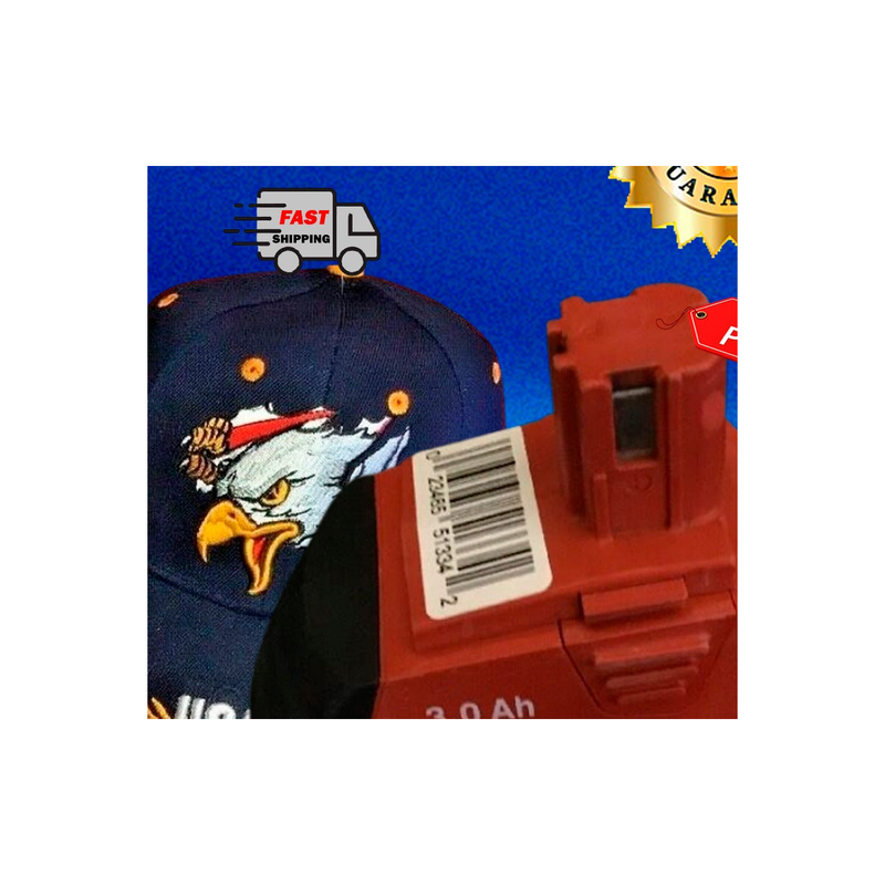 HILTI BATTERY SFB 155 3.0AH, PREOWNED, FREE AMERICAN HAT