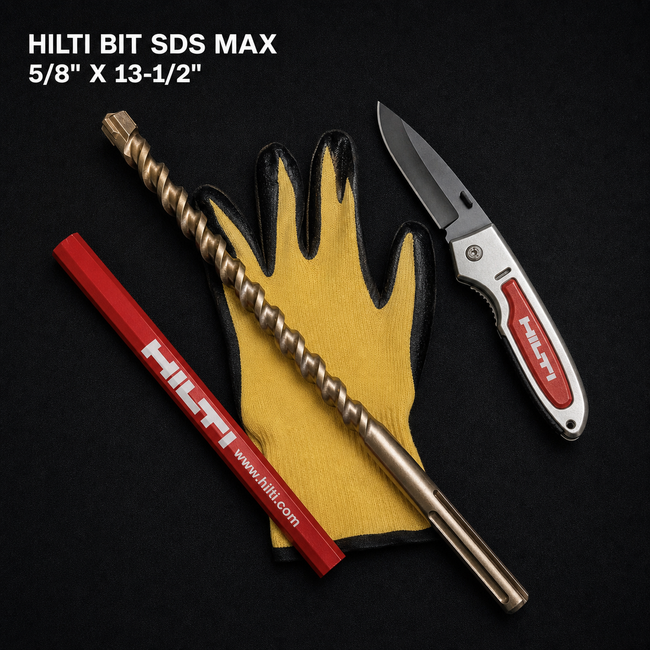 HILTI BIT SDS MAX 5/8" X 13-1/2" PREOWNED