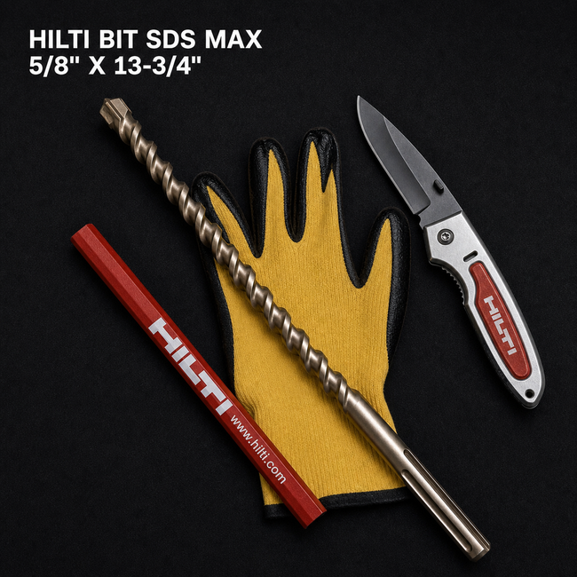 HILTI BIT SDS MAX 5/8" X 13-3/4" PREOWNED