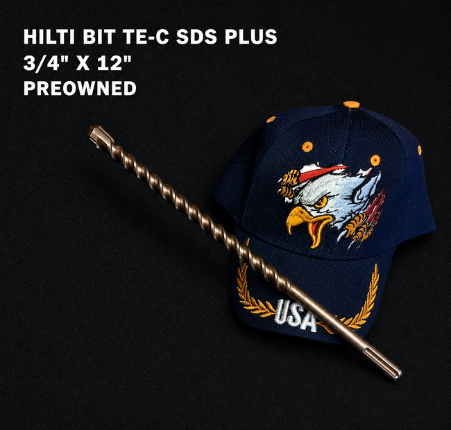 HILTI BIT TE-C SDS PLUS 3/4" X 12" PREOWNED