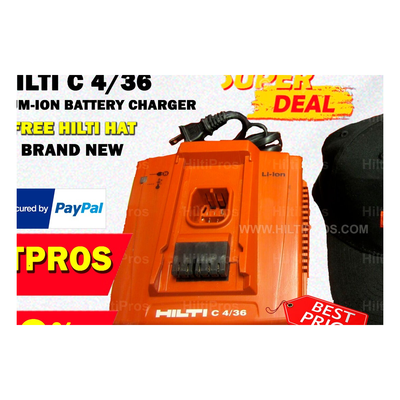 HILTI C 4/36 LITHIUM-ION BATTERY CHARGER