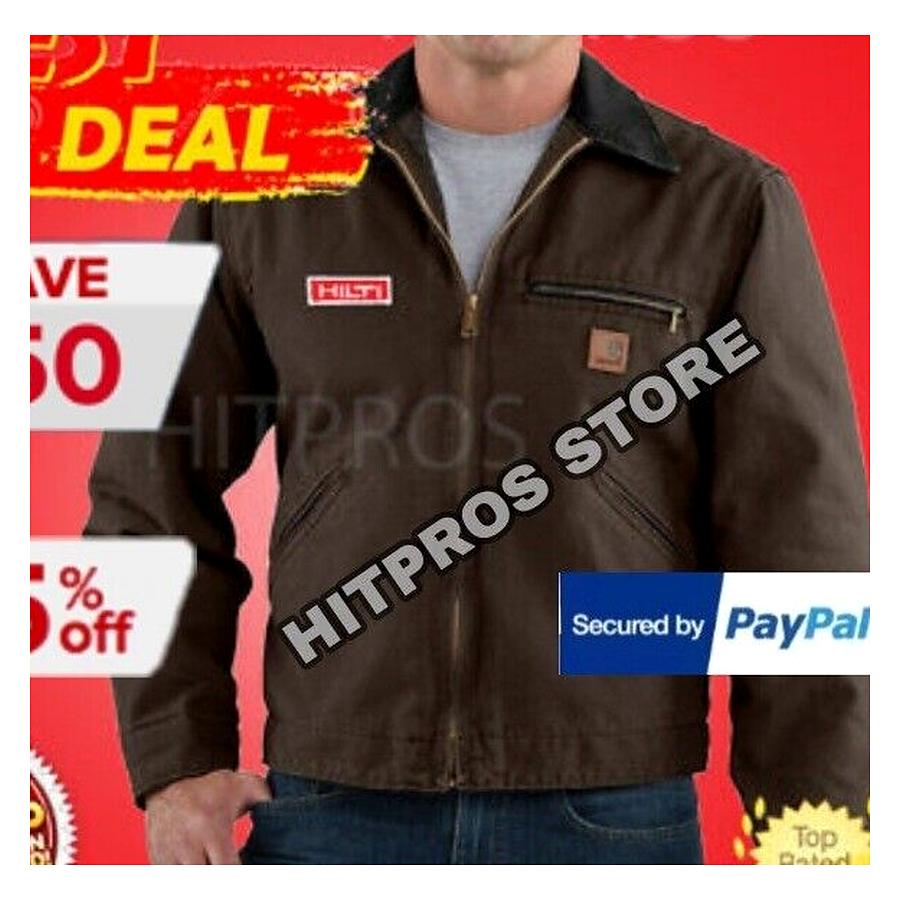 HILTI CARHARTT COTTON JACKET (SIZE L)