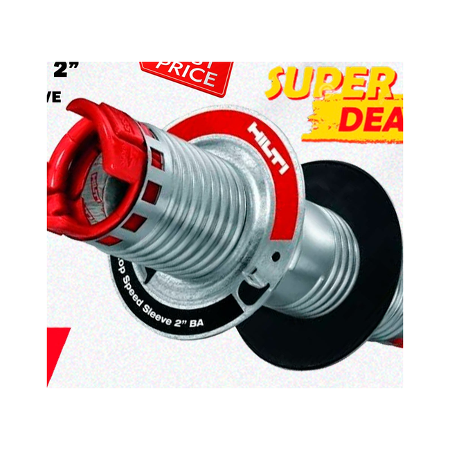 HILTI CP 653 BA 2” FIRESTOP SPEED SLEEVE, BRAND NEW