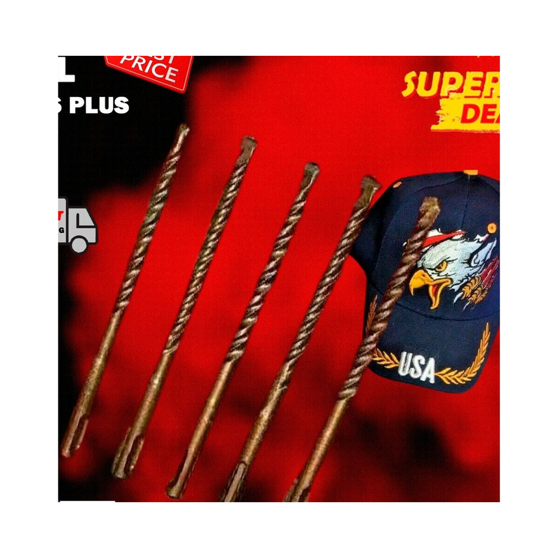 HILTI DRILL BIT 3/8", 5/16" SDS PLUS, SET OF 5