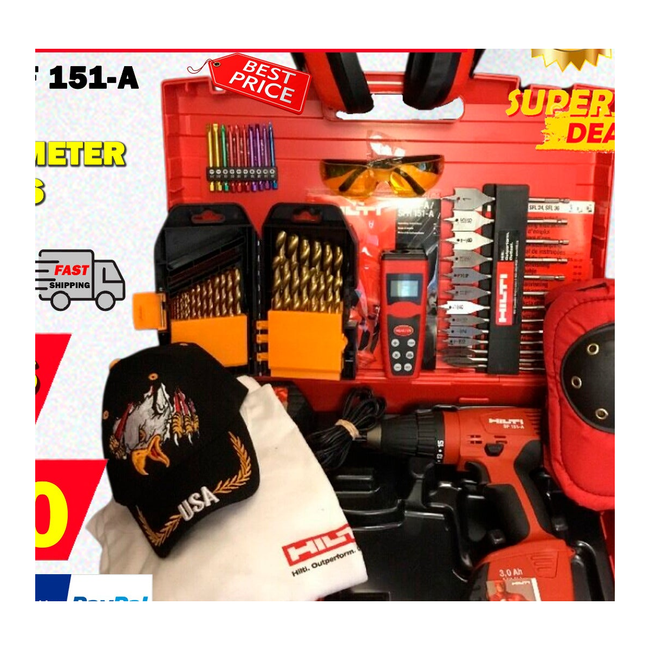 HILTI DRILL SF 151-A, NEW, FREE LASER METER