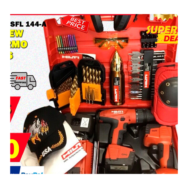 HILTI DRILL SFH 144-A AND SFL 144-A, BRAND NEW
