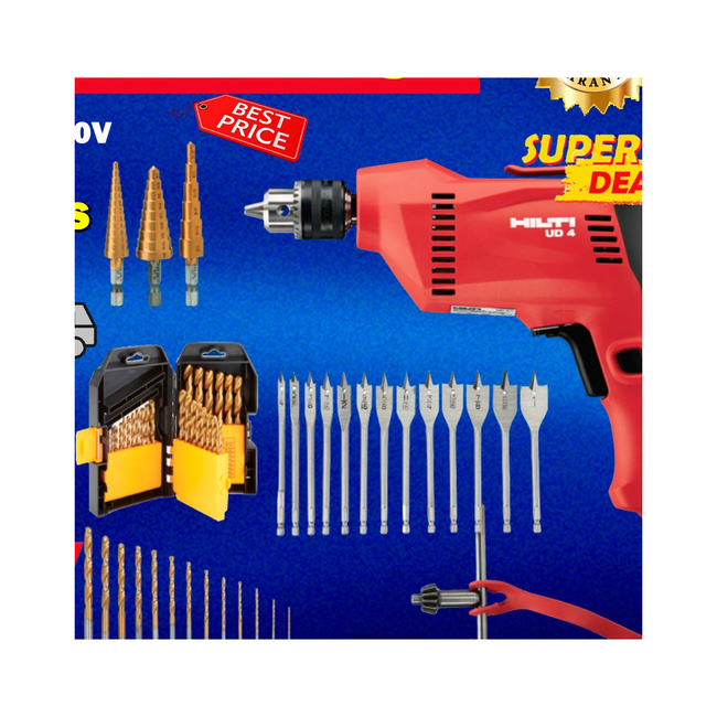 HILTI Drill UD 4 120V, BRAND NEW, FREE SET OF BITS