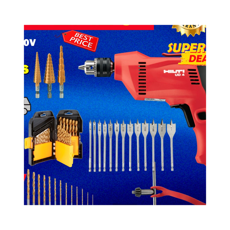 HILTI Drill UD 4 120V, BRAND NEW, FREE SET OF BITS