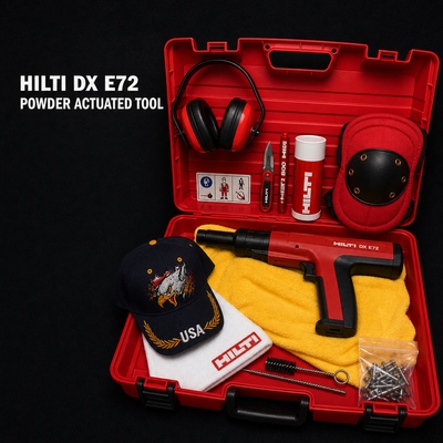 HILTI DX E72 POWDER ACTUATED TOOL, NEW
